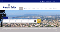 Desktop Screenshot of delta-immobilier.com